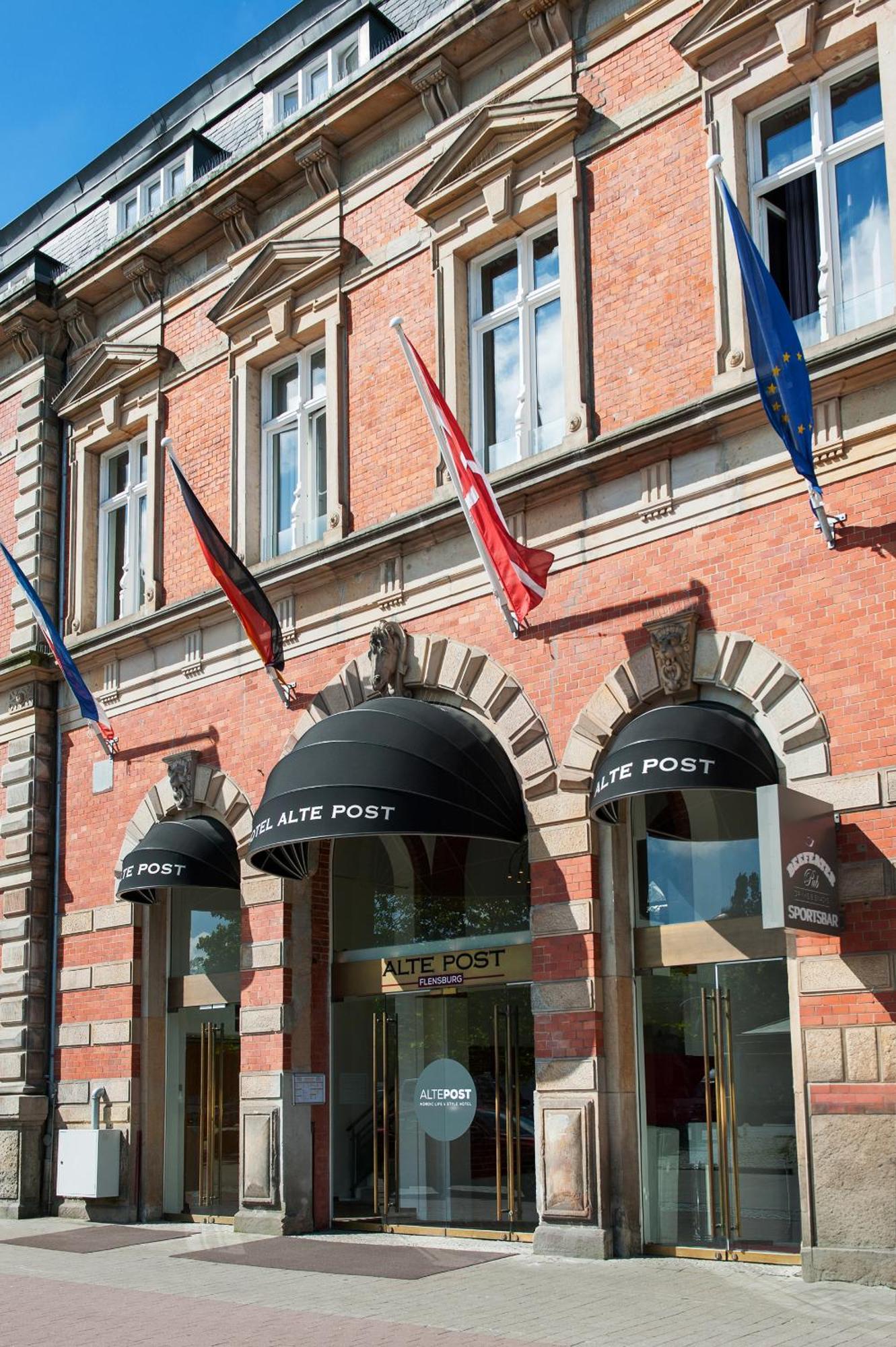 Hotel Alte Post Фленсбург Екстер'єр фото